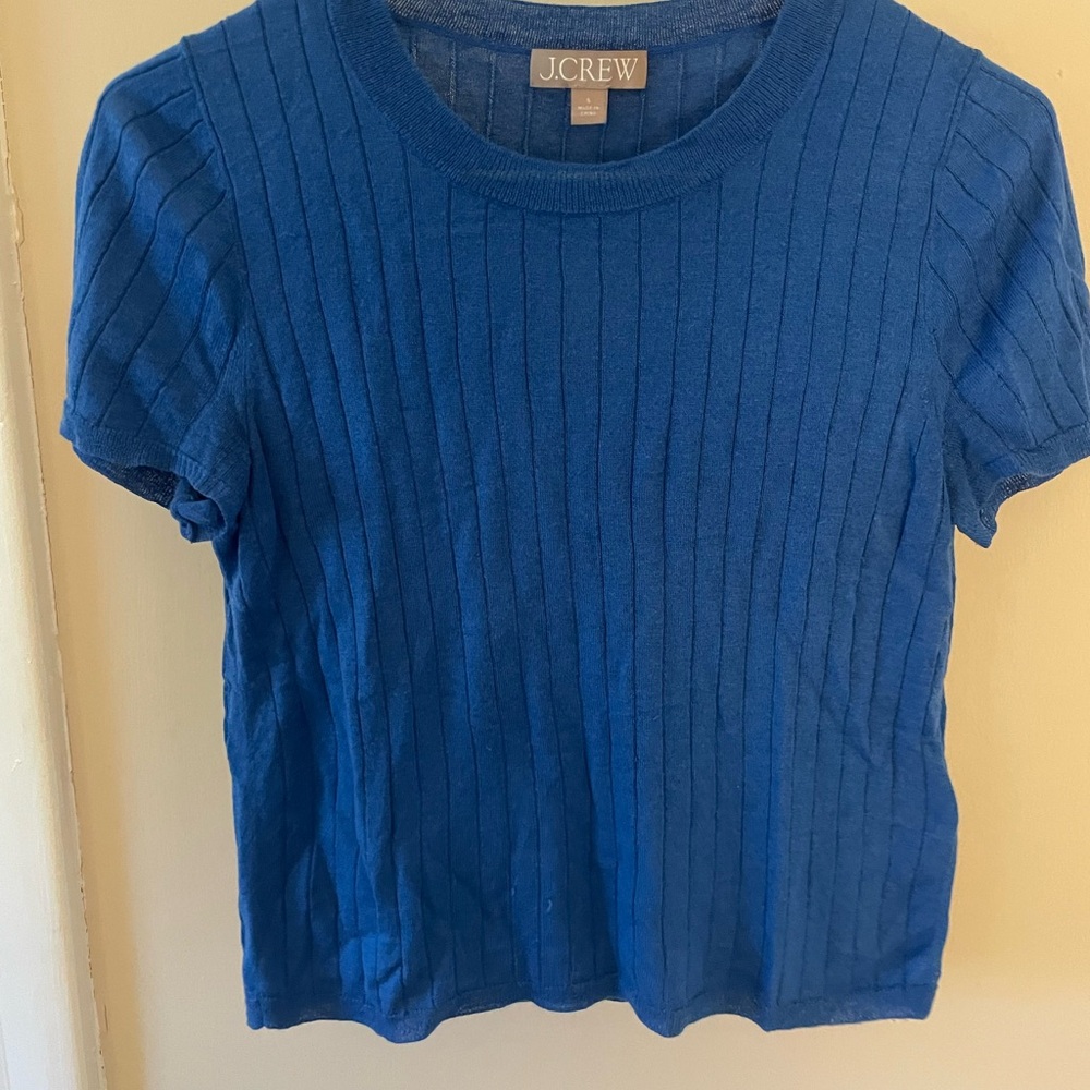 J. Crew Silk Cashmere Blend T-Shirt. Size Small.
